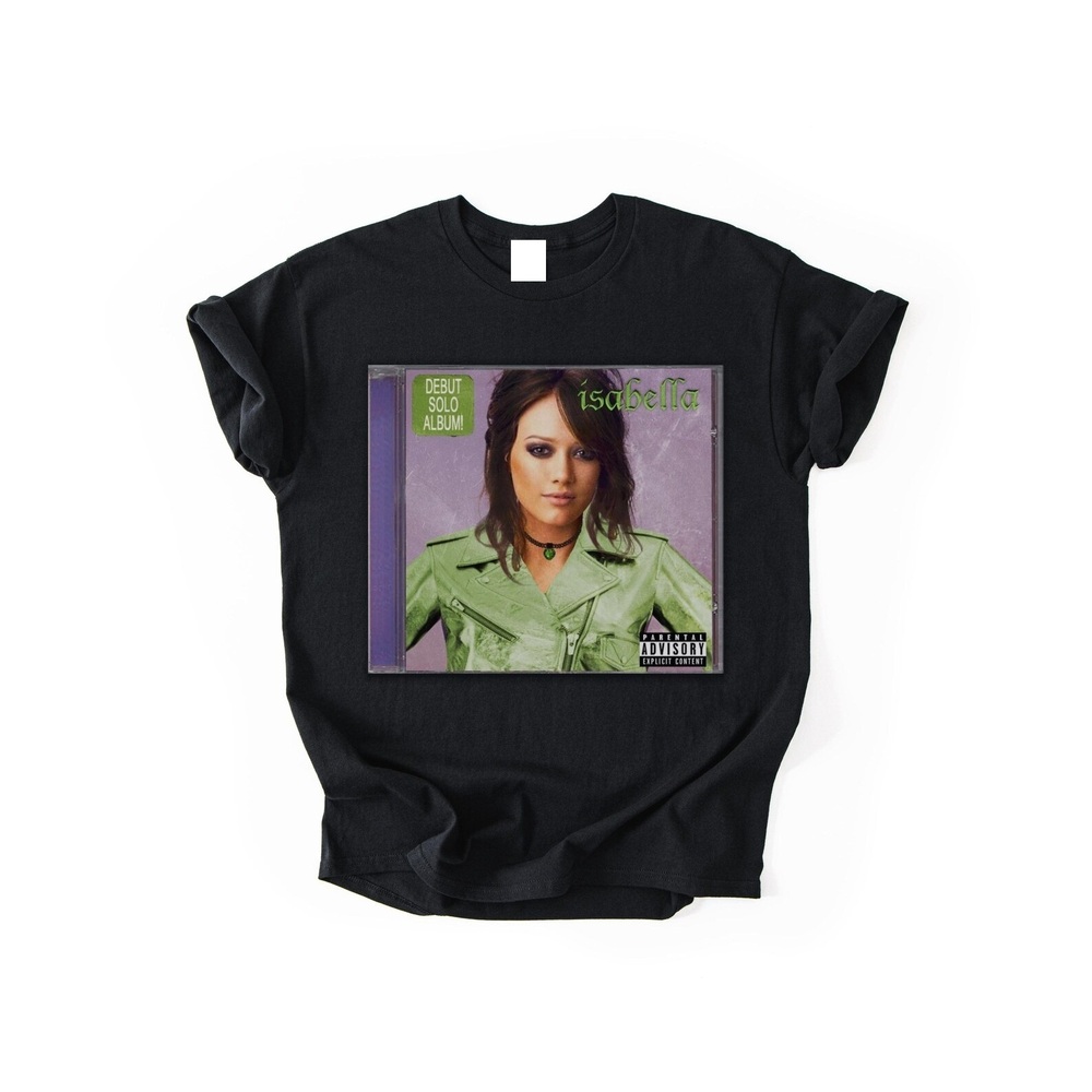 Hilary Duff Isabella Debut CD T Shirt Black